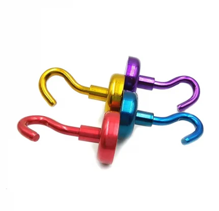 Colorful neodymium hook magnets