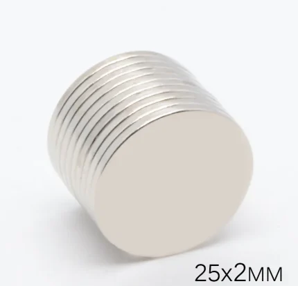 neodymium disc magnet 25X2